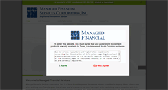 Desktop Screenshot of managedfinancial.com